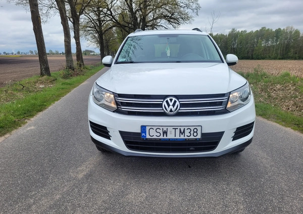 Volkswagen Tiguan cena 49600 przebieg: 195000, rok produkcji 2014 z Świecie małe 466